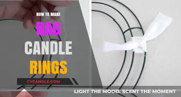 Crafting Rag Candle Rings: A Simple DIY Home Decor Guide