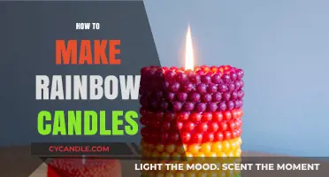 Crafting Vibrant Rainbow Candles: A Step-by-Step DIY Guide