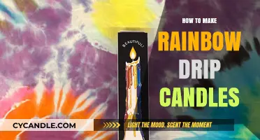 Crafting Vibrant Rainbow Drip Candles: A Step-by-Step DIY Guide