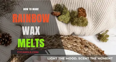 Crafting Colorful Scents: A Guide to Making Rainbow Wax Melts