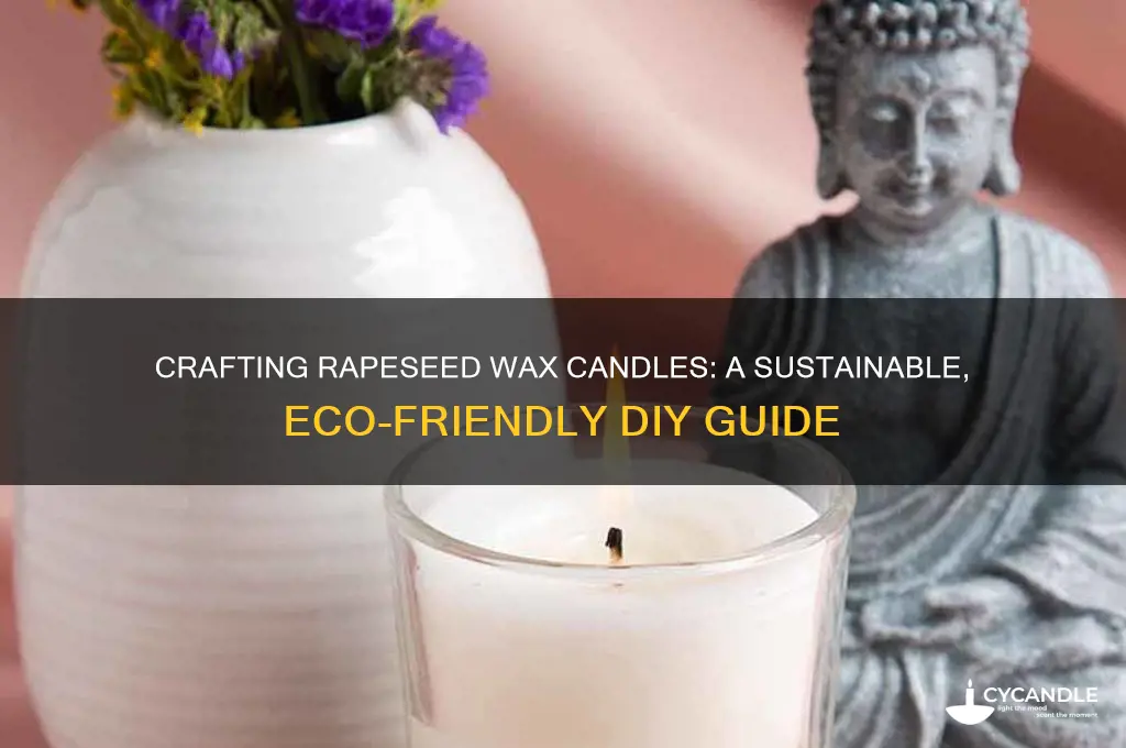 how to make rapeseed candles