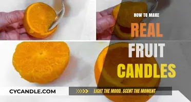 Crafting Aromatic Real Fruit Candles: A Step-by-Step DIY Guide