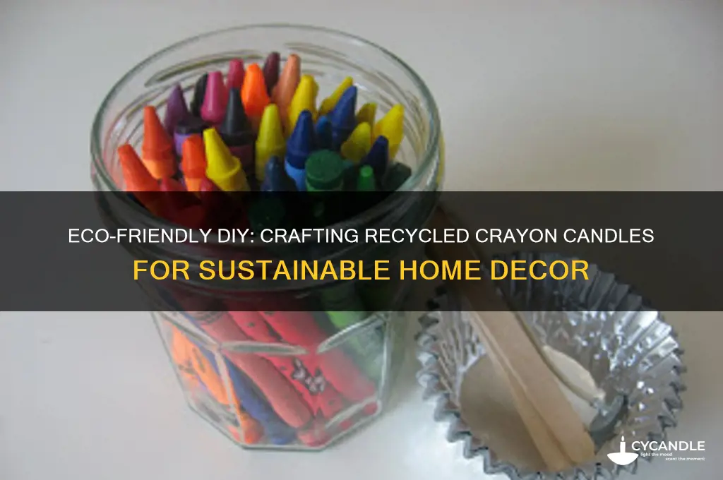 how to make recycled crayon candles