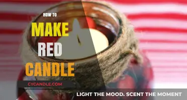 Crafting Vibrant Red Candles: A Step-by-Step DIY Guide