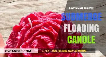 Create Romantic Red Rose Submerged Floating Candles: DIY Guide