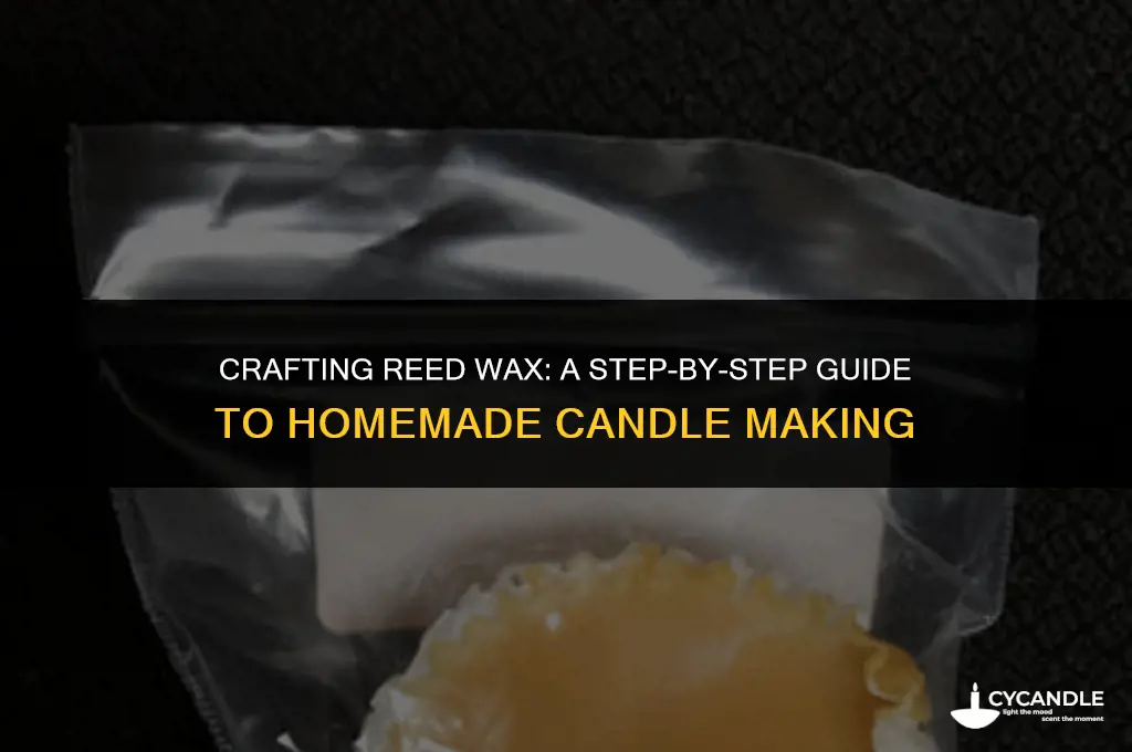 how to make reed wax