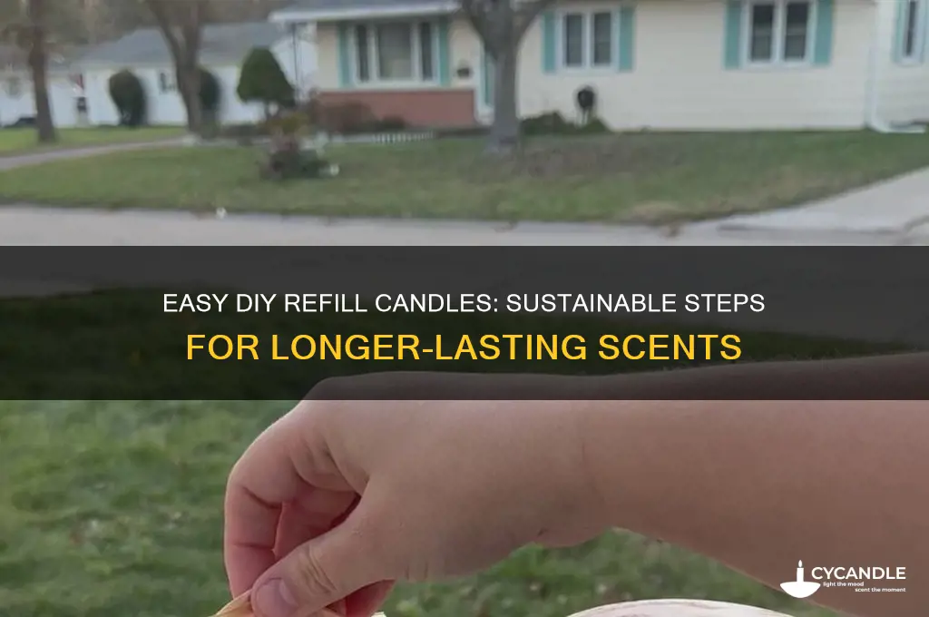 how to make refill candles