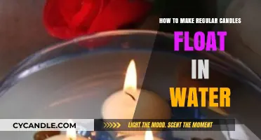 Floating Candle Magic: Simple Steps to Make Regular Candles Float