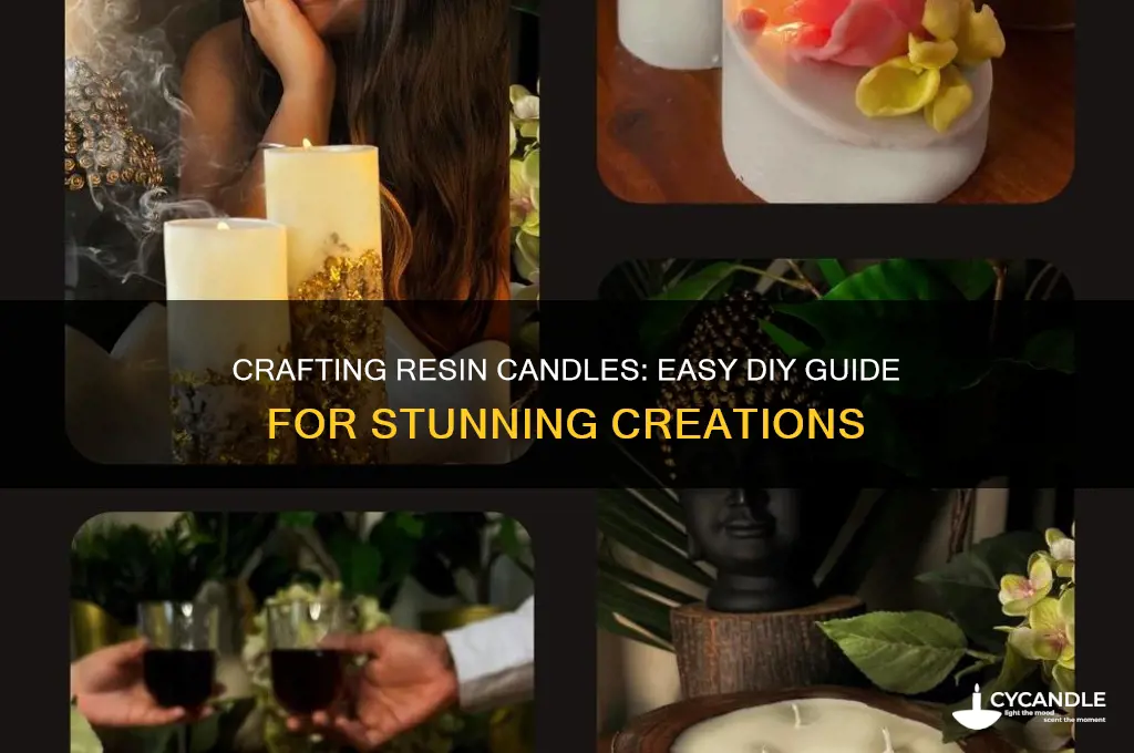 how to make resin candles