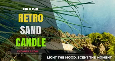 Crafting Retro Sand Candles: A Step-by-Step DIY Guide