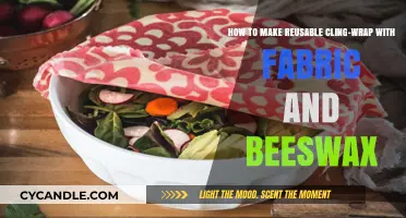 Eco-Friendly DIY: Crafting Reusable Beeswax Cling Wrap with Fabric