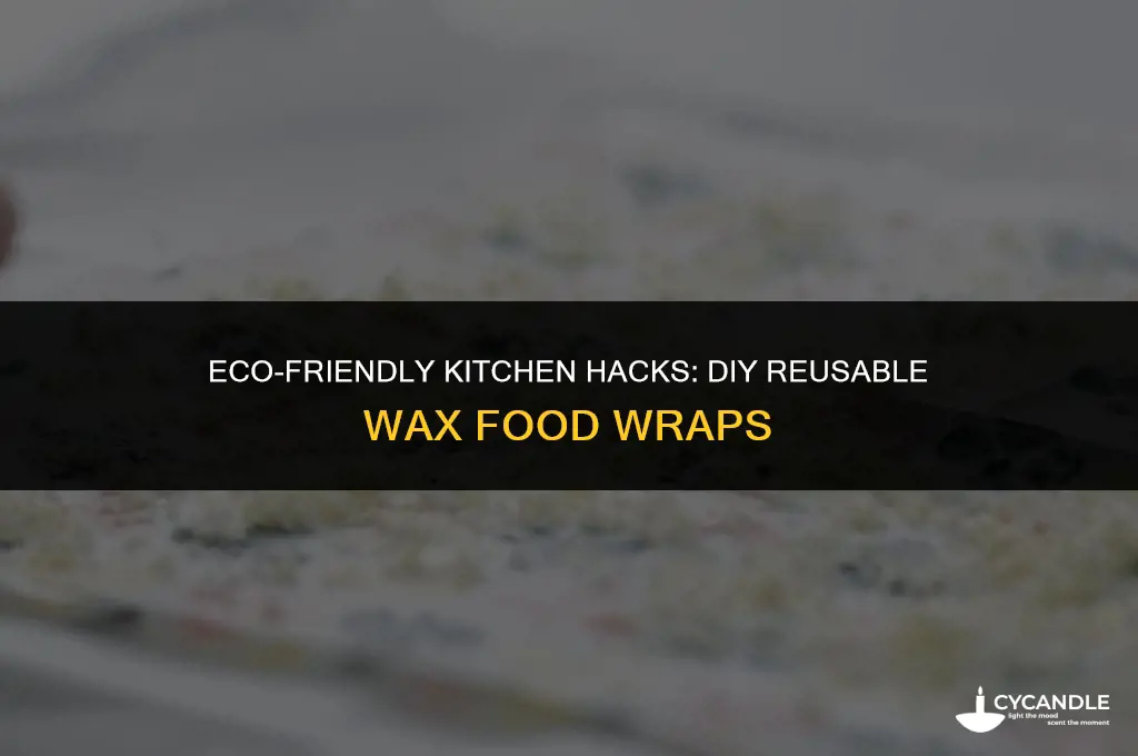 how to make reusable wax food wraps