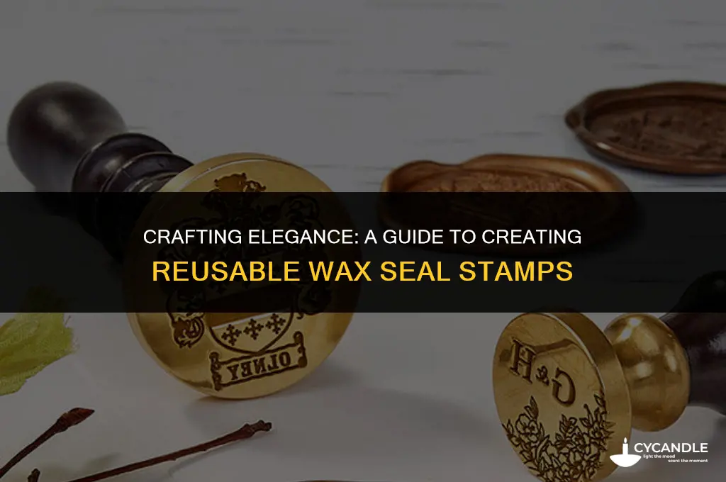 how to make reusable wax seal stamp