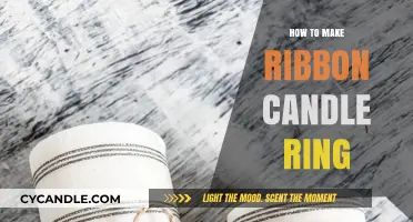 Crafting a Stunning Ribbon Candle Ring: Easy DIY Guide