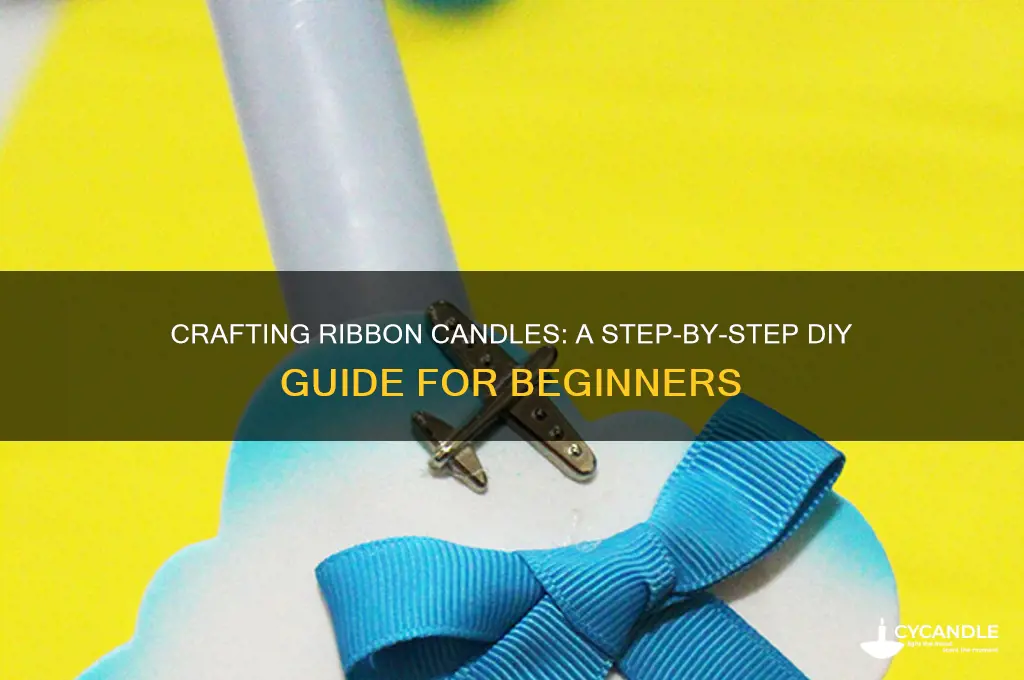 how to make ribbon candles