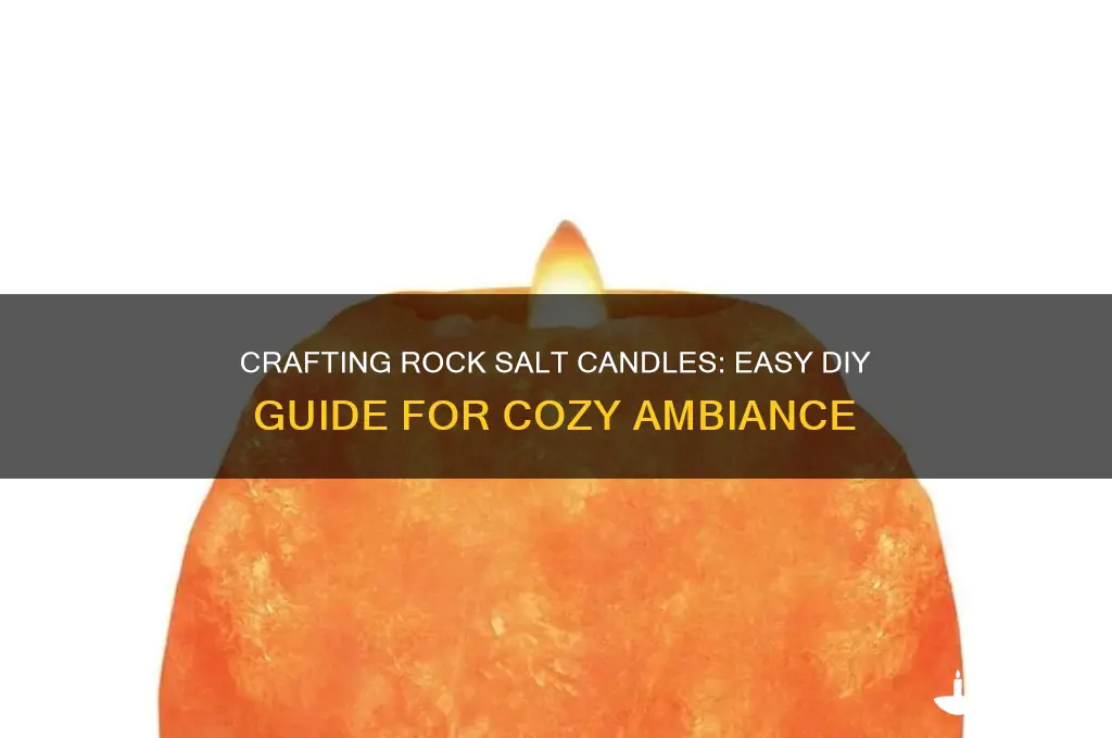 how to make rock salt candle