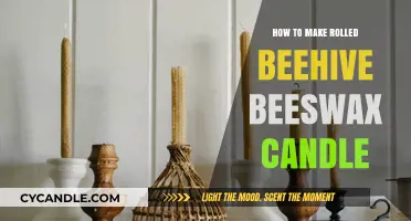 Crafting Rolled Beehive Beeswax Candles: A Step-by-Step DIY Guide
