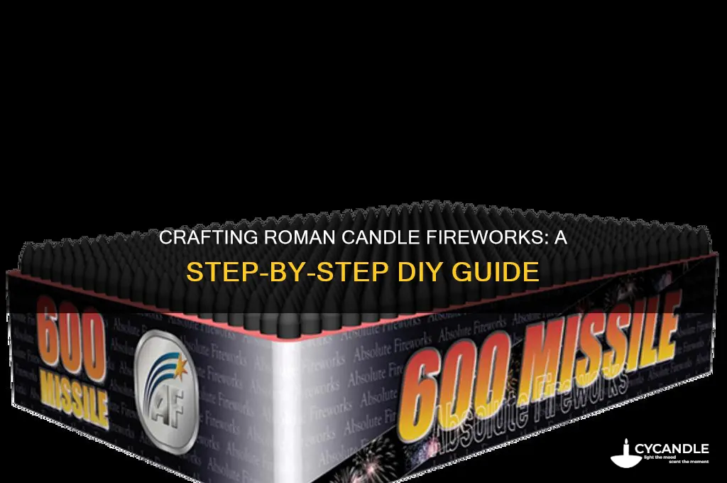 how to make roman candle fireworks