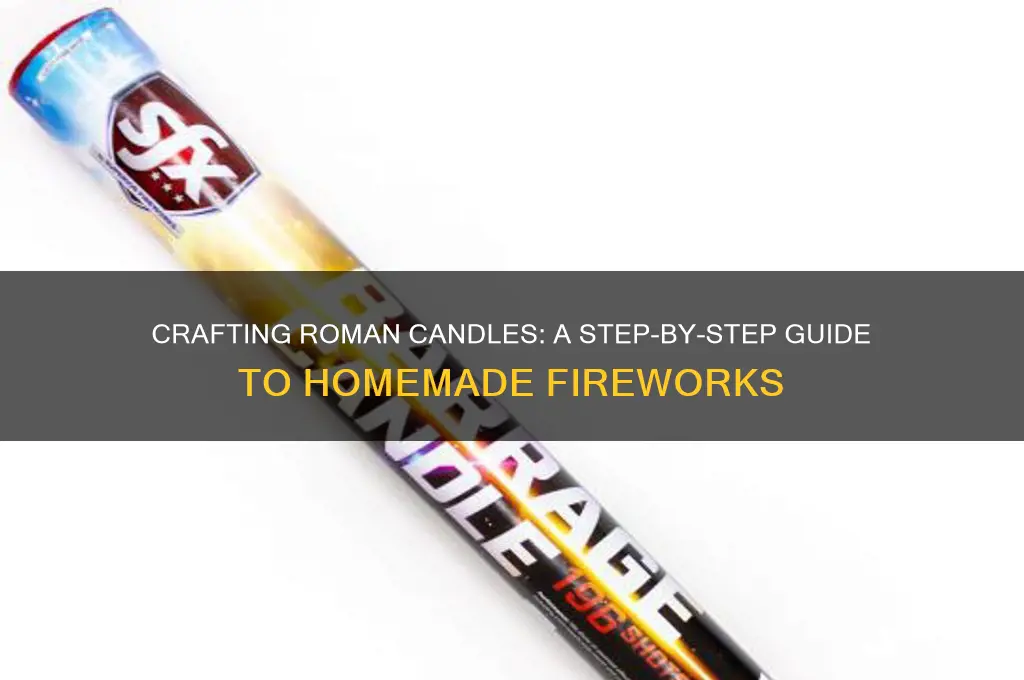 how to make roman candles