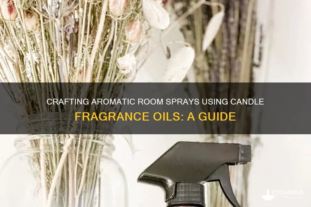 how to make room spray with candle fragrance oils