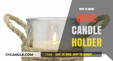 DIY Rope Candle Holder: Easy Crafting Guide for Cozy Decor
