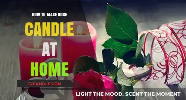 Crafting Elegance: A Simple Guide to Making Rose Candles at Home