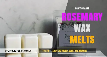 Crafting Fragrant Rosemary Wax Melts: A Simple DIY Guide