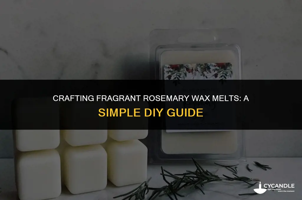 how to make rosemary wax melts