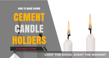 Crafting Round Cement Candle Holders: A DIY Step-by-Step Guide
