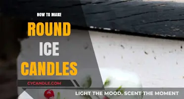 Crafting Round Ice Candles: A Step-by-Step DIY Guide
