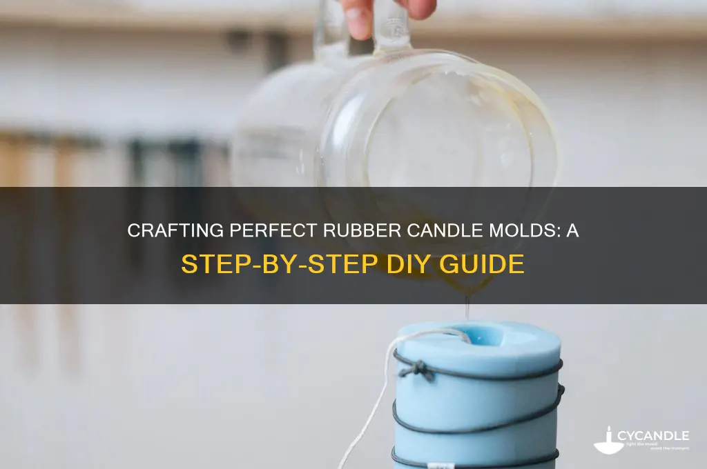 how to make rubber candle mold