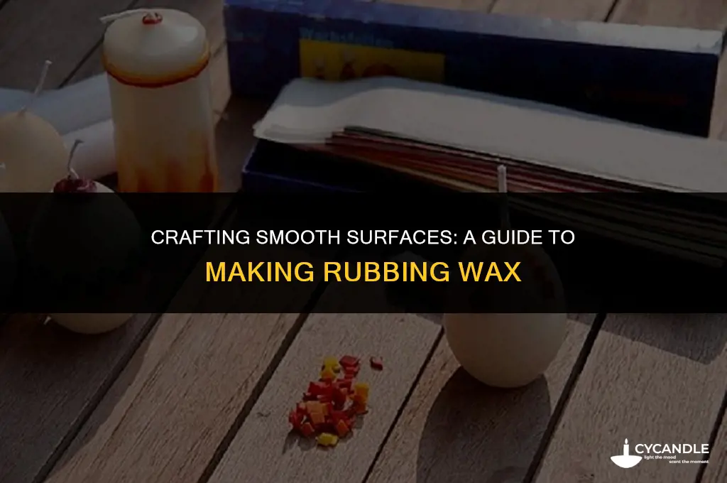 how to make rubbing wax