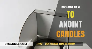 Crafting Rue Oil: A Guide to Anointing Candles for Rituals