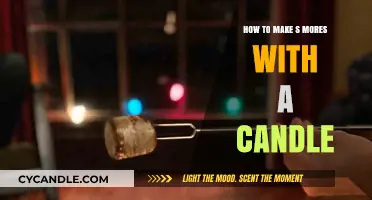 Candle-Lit S'mores: A Creative Way to Make S'mores Indoors