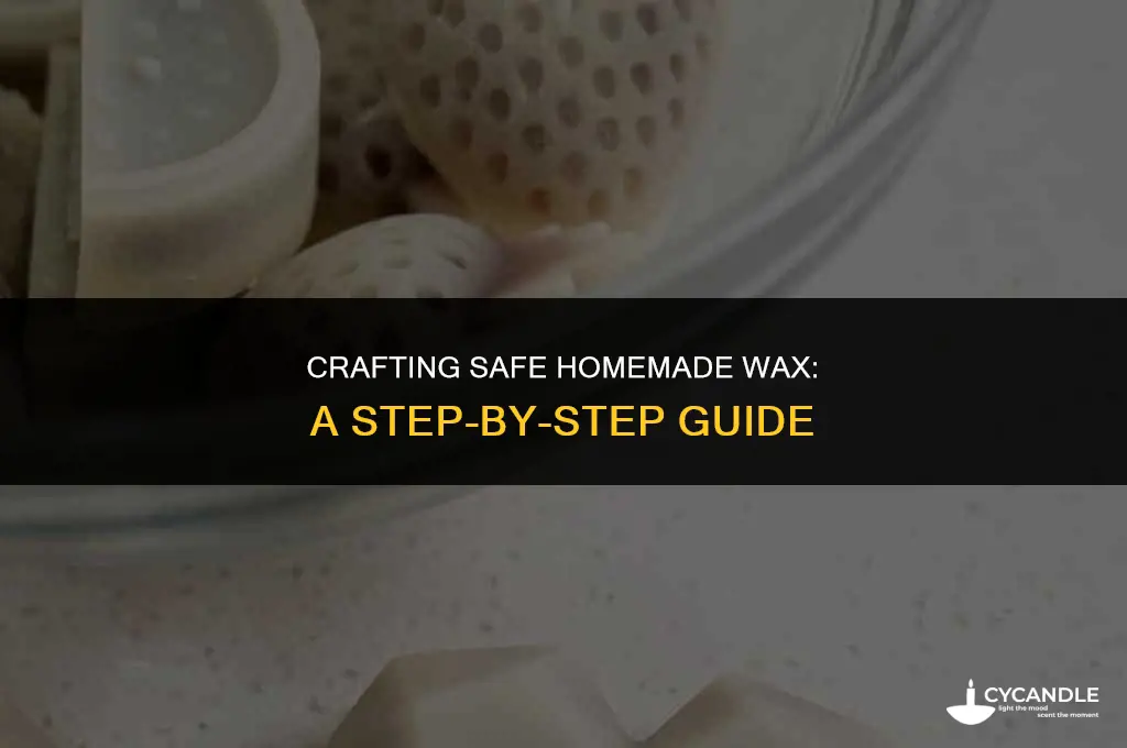 how to make safe homemade wax