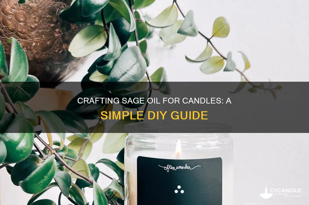 how to make sage oil for candles