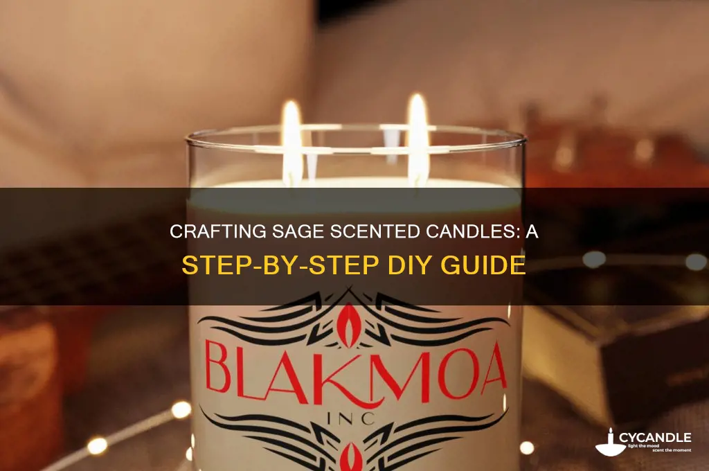 how to make sage scented candles