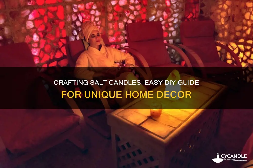 how to make salt candles