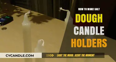 Crafting Cozy Salt Dough Candle Holders: A Simple DIY Guide