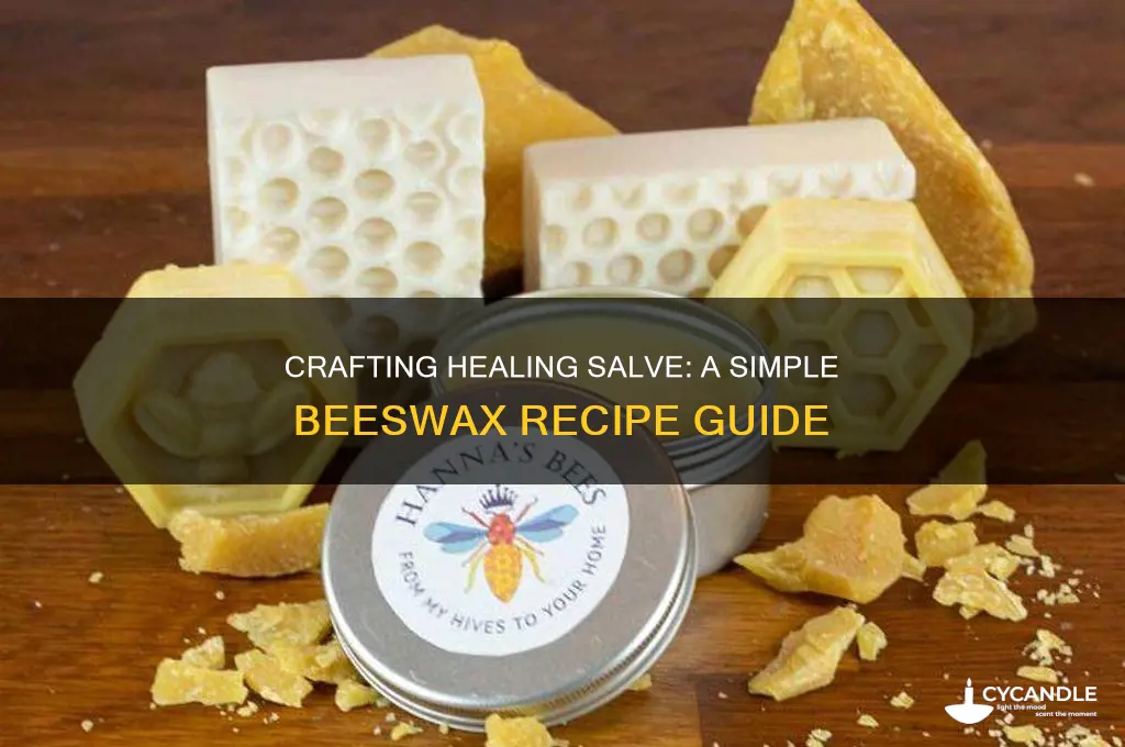 how to make salve with beeswax