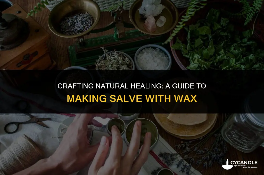 how to make salve with wax