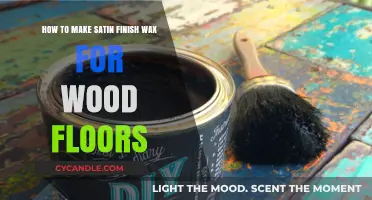 Crafting Satin Finish Wax for Wood Floors: A DIY Guide