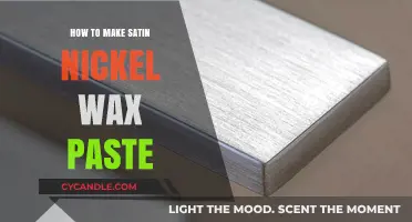 Crafting Satin Nickel Wax Paste: A Step-by-Step DIY Guide