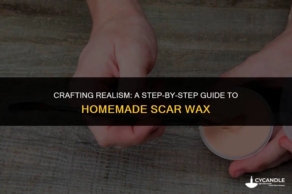 how to make scar wax at home