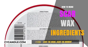 Crafting Realism: A Guide to Scar Wax Ingredients for Special Effects