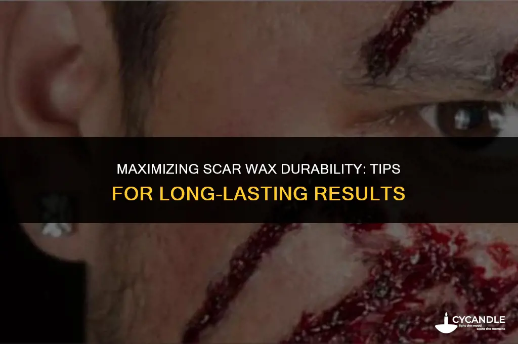 how to make scar wax last longer