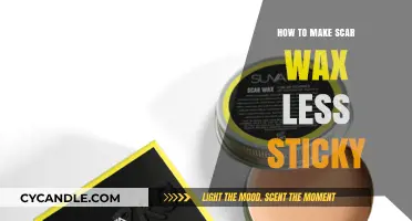 Crafting Non-Sticky Scar Wax: A Practical Guide for Special Effects