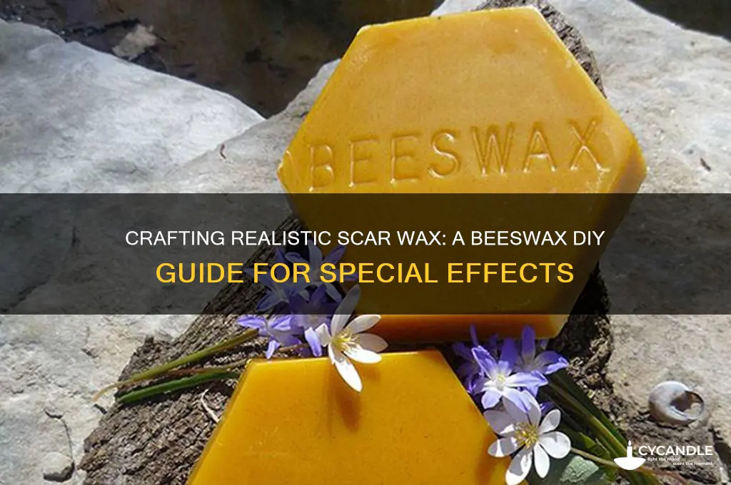 how to make scar wax with beeswax
