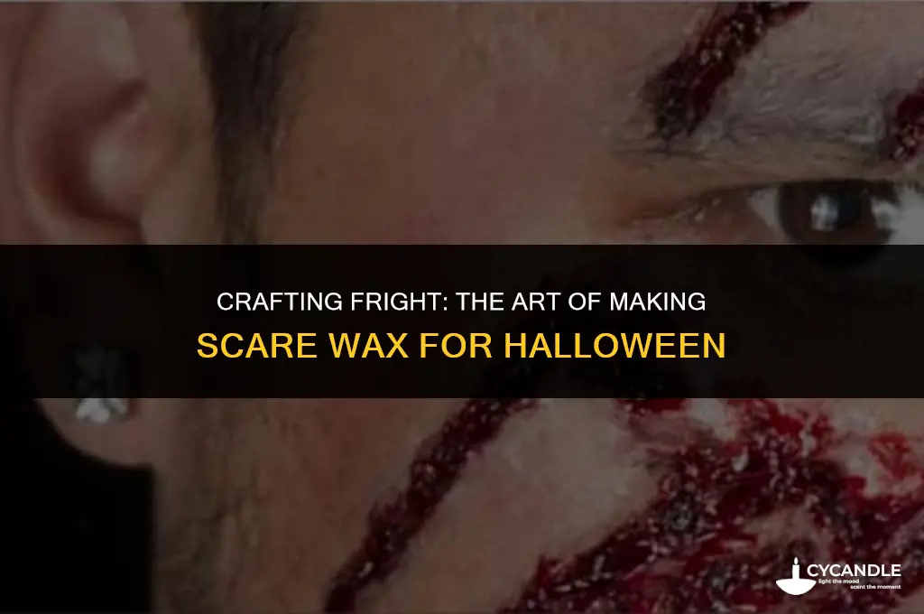 how to make scare wax