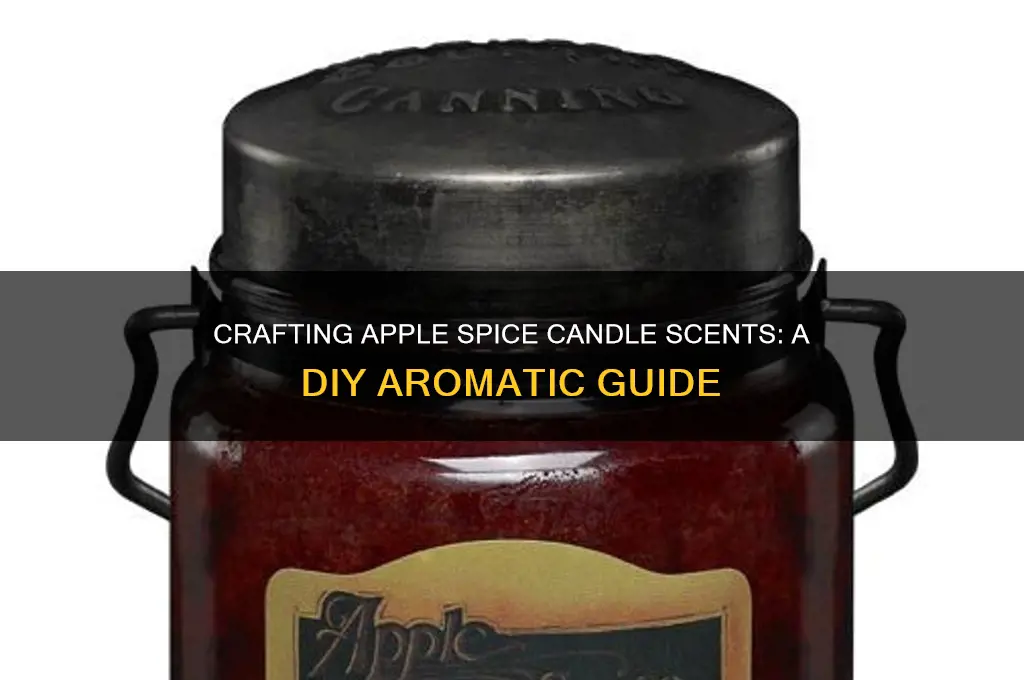 how to make scent from apples and spices for candles